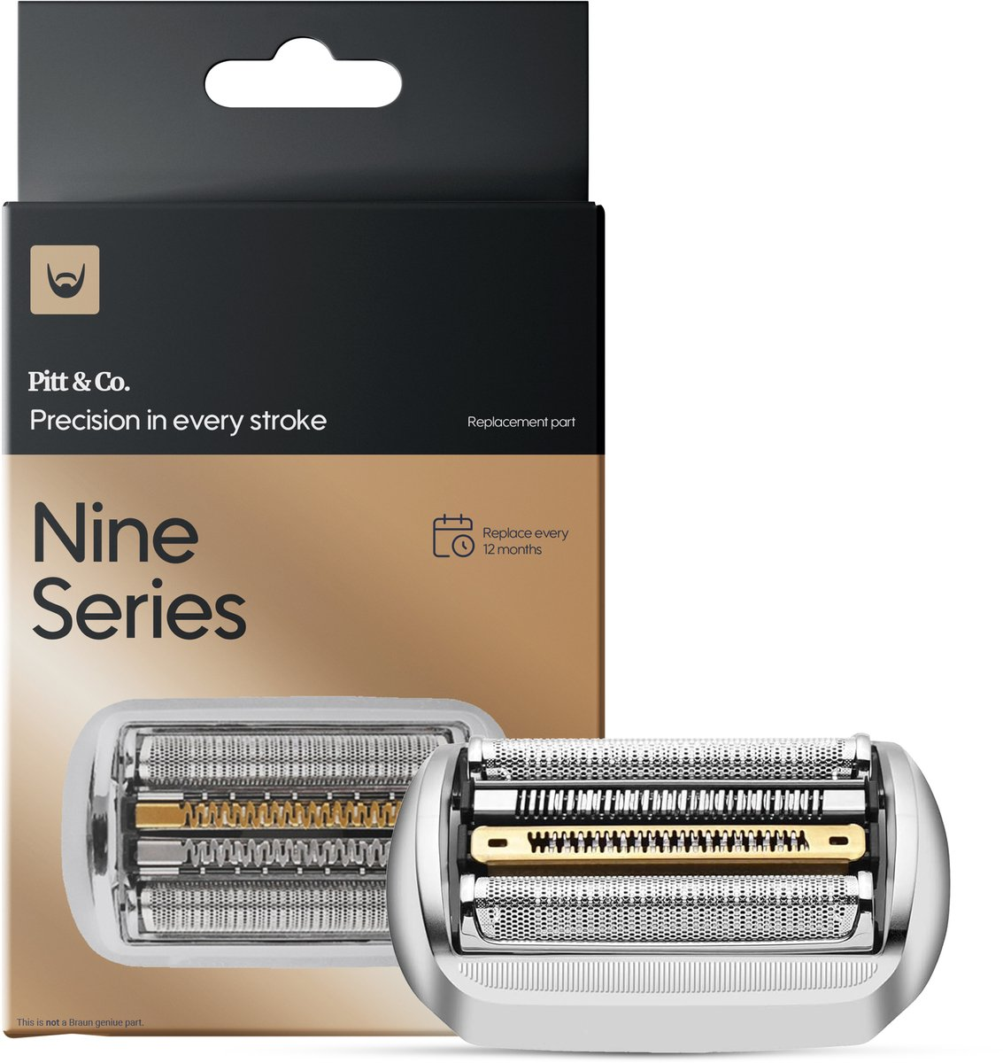 Scheerkop geschikt voor Braun series 9 - 94m – Zilver