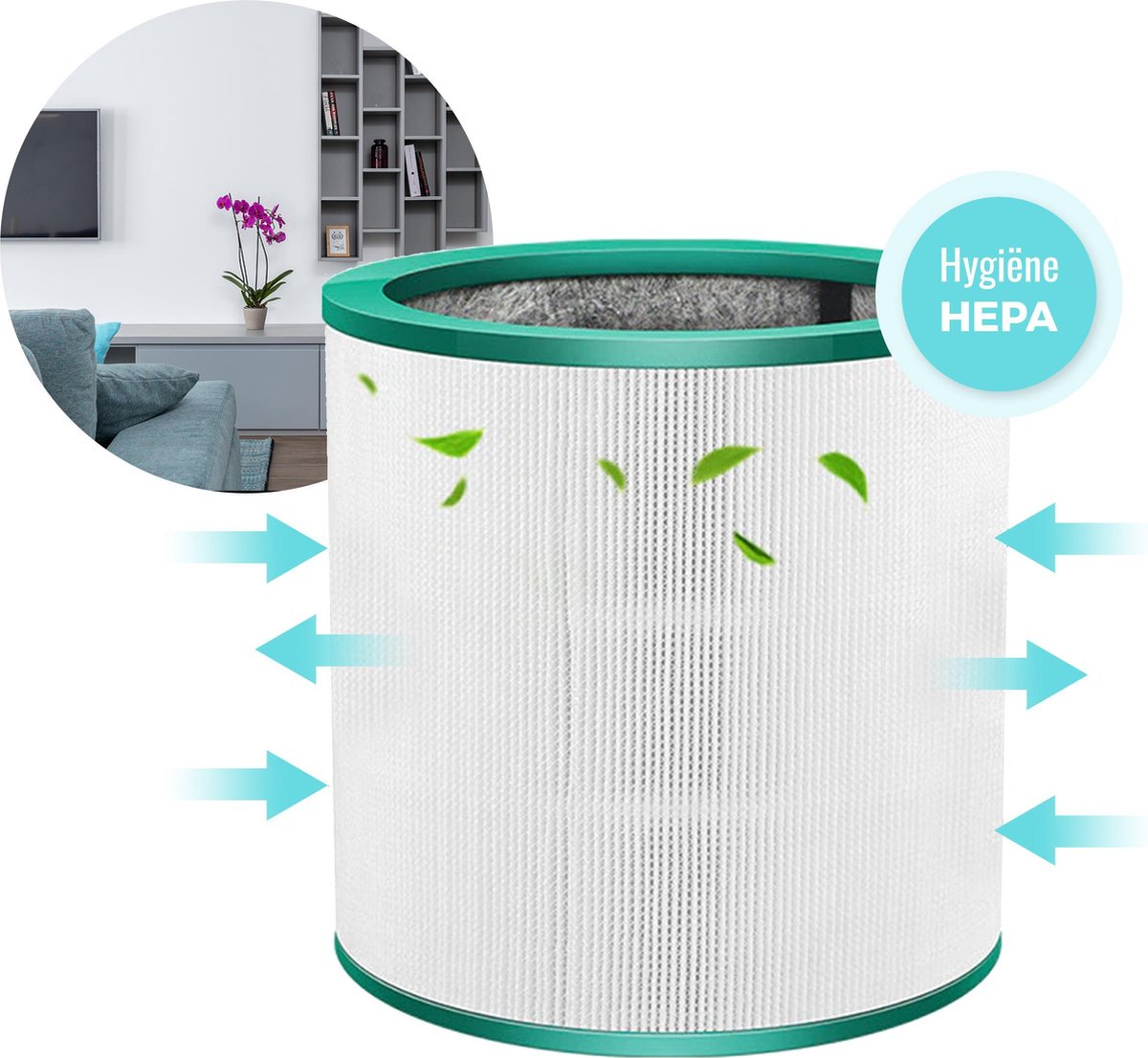 HEPA Filter Geschikt voor Dyson Pure Cool en Pure Cool Link en Pure Cool Me AM11, TP00, TP02, TP03, BP01