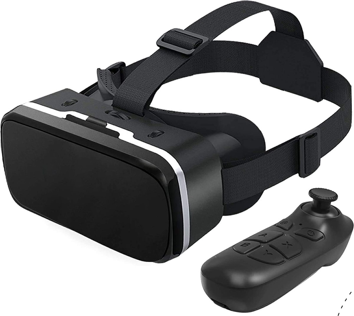 VR Bril Smartphone Inclusief Controller – Virtual Reality Bril - Draadloos - Zwart