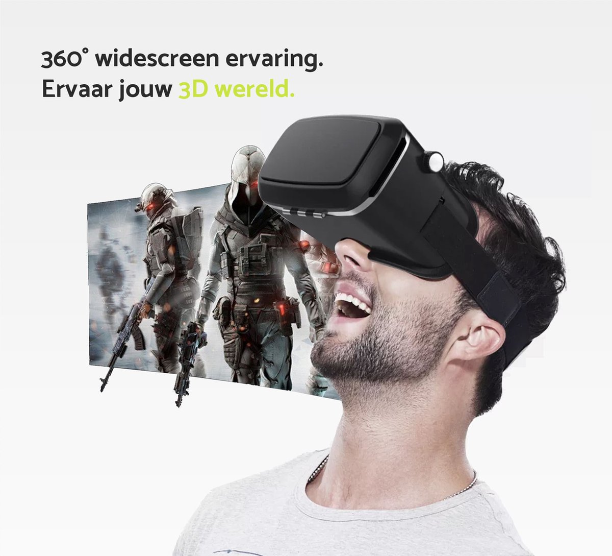 VR Bril Smartphone Inclusief Controller – Virtual Reality Bril - Draadloos - Zwart